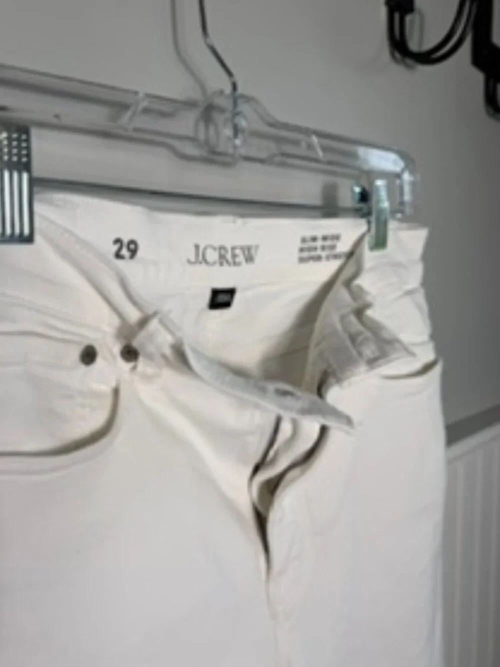 JCrew White Jeans